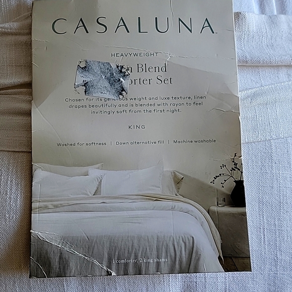 Casaluna Bedding Casaluna King Size Comforter Set Poshmark